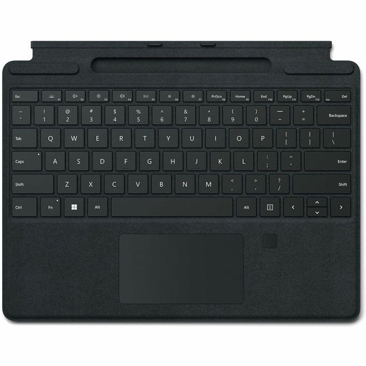 Microsoft Signature Keyboard/Cover Case Microsoft Surface Pro 8, Surface Pro 9, Surface Pro X Tablet, Stylus - Black 8XF-00002