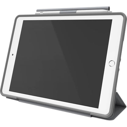 OtterBox Symmetry Series 360 Carrying Case (Folio) for 10.2" Apple iPad (9th Generation), iPad (8th Generation), iPad (7th Generation) Tablet - After Dark (Gray/Clear) 77-62049