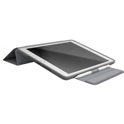 OtterBox Symmetry Series 360 Carrying Case (Folio) for 10.2" Apple iPad (9th Generation), iPad (8th Generation), iPad (7th Generation) Tablet - After Dark (Gray/Clear) 77-62049