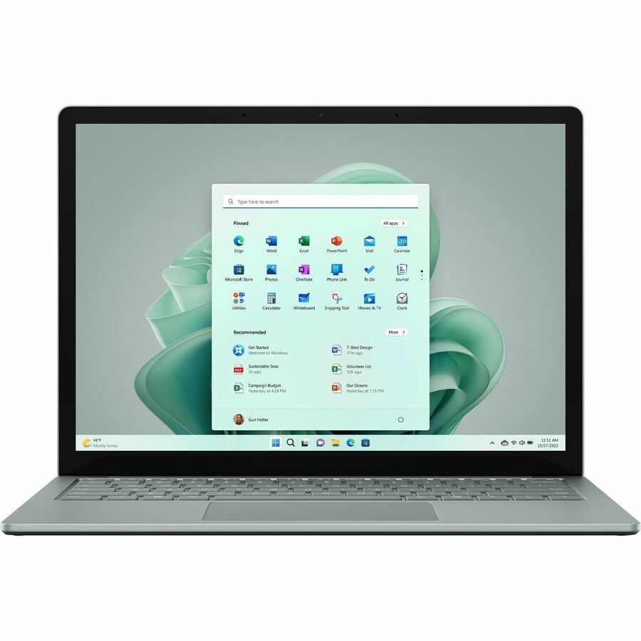 Microsoft Surface Laptop 5 13.5" Touchscreen Notebook - Intel Core i7 - 16 GB - 512 GB SSD - English, French Keyboard - Sage RBH-00052