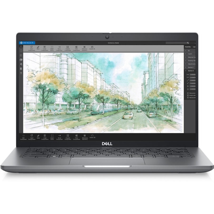 Dell Precision 3000 3480 14" Mobile Workstation - Full HD - Intel Core i7 13th Gen i7-1370P - vPro Technology - 32 GB - 512 GB SSD - English (US) Keyboard - Titan Gray K76CJ