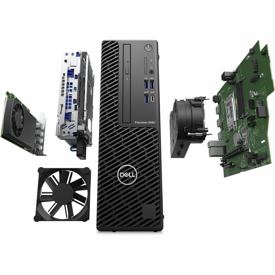 Dell Precision 3000 3460 Workstation - Intel Core i5 13th Gen i5-13600 - 16 GB - 512 GB SSD - Small Form Factor NVP3V