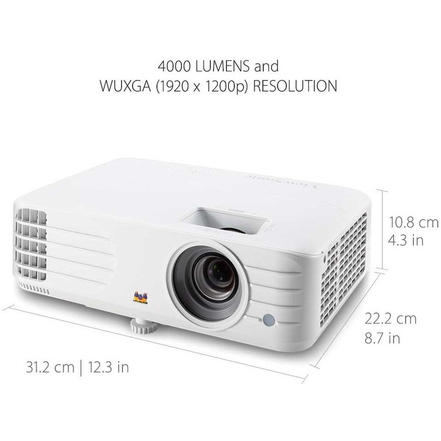 ViewSonic PG706WU DLP Projector - 16:10 - White PG706WU