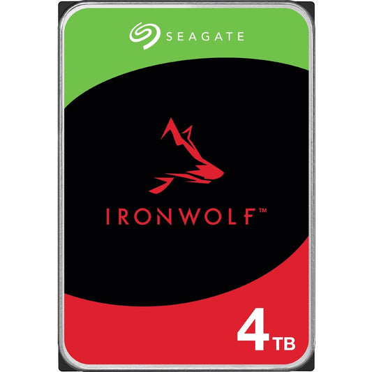 Disque dur Seagate IronWolf ST4000VN006 4 To - 3,5" interne - SATA (SATA/600) - Méthode d'enregistrement magnétique conventionnel (CMR) ST4000VN006