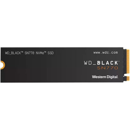 WD Black SN770 WDS100T3X0E 1 TB Solid State Drive - M.2 2280 Internal - PCI Express NVMe (PCI Express NVMe 4.0 x4) WDS100T3X0E