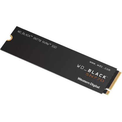 WD Black SN770 WDS100T3X0E 1 TB Solid State Drive - M.2 2280 Internal - PCI Express NVMe (PCI Express NVMe 4.0 x4) WDS100T3X0E