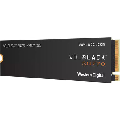 WD Black SN770 WDS100T3X0E 1 TB Solid State Drive - M.2 2280 Internal - PCI Express NVMe (PCI Express NVMe 4.0 x4) WDS100T3X0E