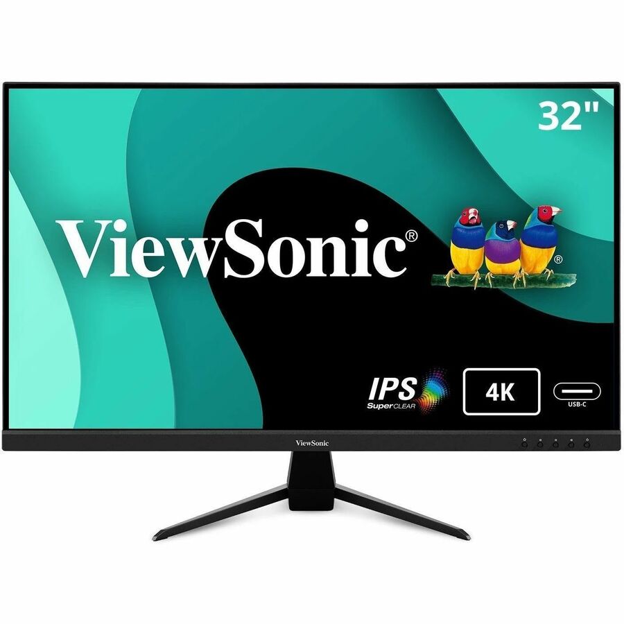 ViewSonic VX3267U-4K 32" Class 4K UHD LED Monitor - 16:9 - Black VX3267U-4K