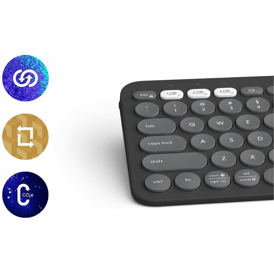 Logitech Pebble Keys 2 K380s Multi-device Bluetooth Wireless Keyboard 920-011775