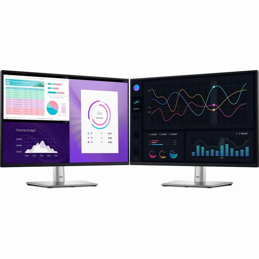 Dell P2425E 24" Class WUXGA LED Monitor - 16:10 - Black, Gray DELL-P2425E