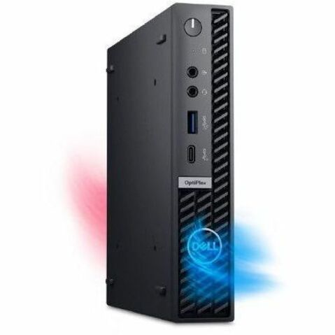 Dell OptiPlex 7000 7020 Plus Desktop Computer - Intel Core i7 14th Gen i7-14700T - vPro Technology - 16 GB - 512 GB SSD - Micro PC - Black DN5R3