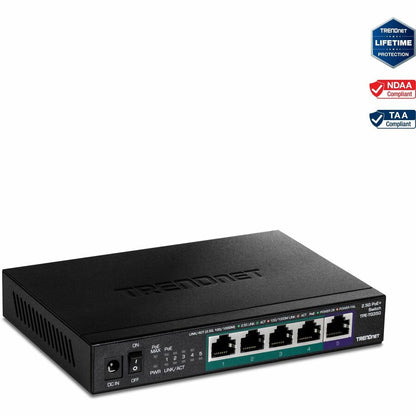 TRENDnet 5-Port Unmanaged 2.5G PoE+ Switch TPE-TG350