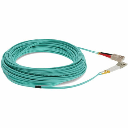 AddOn 15m Laser-Optimized Multi-Mode fiber (LOMM) Duplex SC/LC OM3 Aqua Patch Cable ADD-SC-LC-15M5OM3