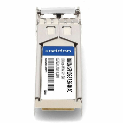 AddOn Cisco DWDM-SFP10G-57.36 Compatible TAA compliant 10GBase-DWDM 100GHz SFP+ Transceiver (SMF; 1557.36nm; 40km; LC; DOM) DWDM-SFP10G-57.36-40-AO