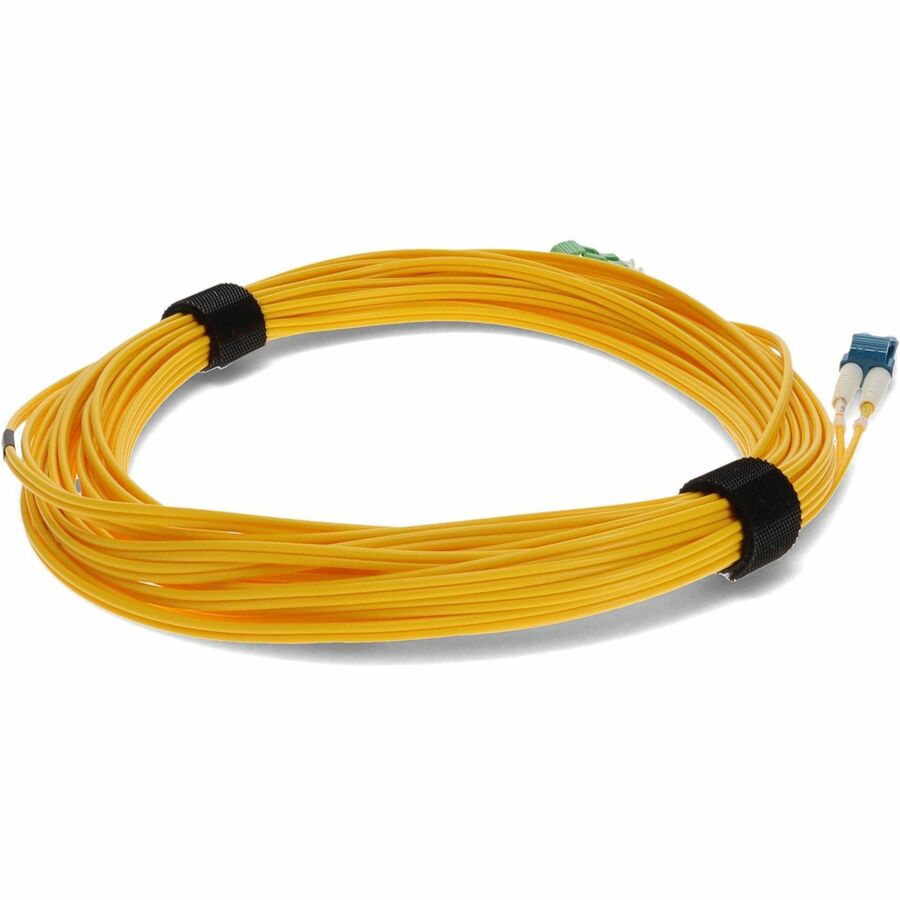 AddOn 3m Single-Mode Fiber (SMF) Duplex (APC-LC/PC-LC) ALC/LC OS1 Yellow Patch Cable ADD-ALC-LC-3M9SMF