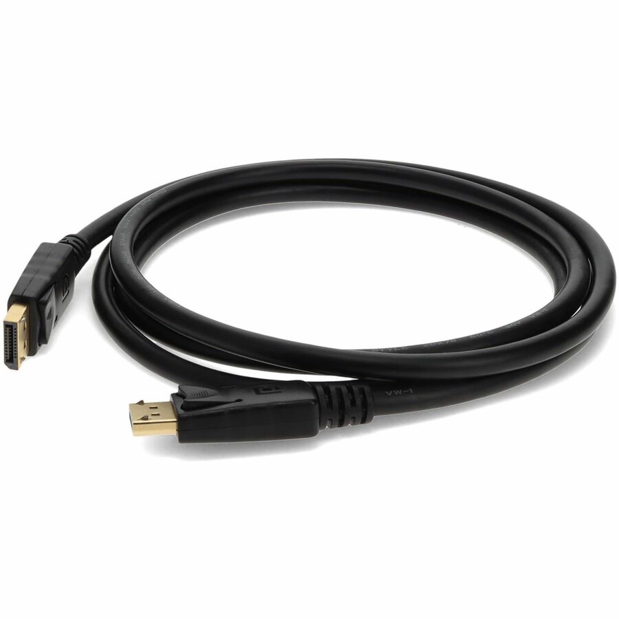 AddOn HP VN567AA Compatible 1.82m (6.00ft) DisplayPort Male to Male Black Cable VN567AA-AO