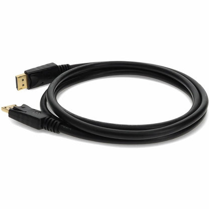 AddOn HP VN567AA Compatible 1.82m (6.00ft) DisplayPort Male to Male Black Cable VN567AA-AO