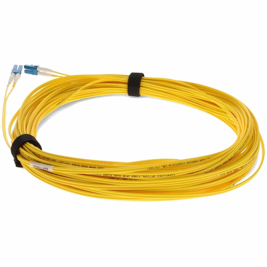 AddOn 50m Single-Mode Fiber (SMF) Duplex LC/LC OS1 Yellow Patch Cable ADD-LC-LC-50M9SMF