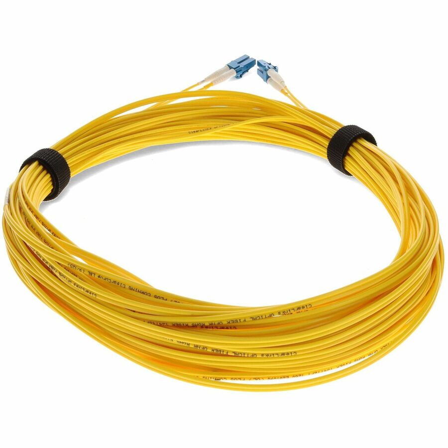 AddOn 50m Single-Mode Fiber (SMF) Duplex LC/LC OS1 Yellow Patch Cable ADD-LC-LC-50M9SMF