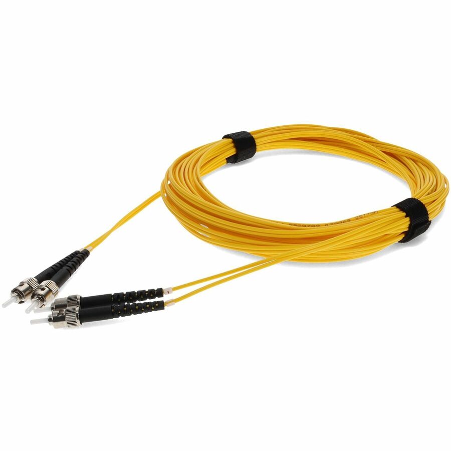 AddOn 5m Single-Mode fiber (SMF) Duplex ST/ST OS1 Yellow Patch Cable ADD-ST-ST-5M9SMF