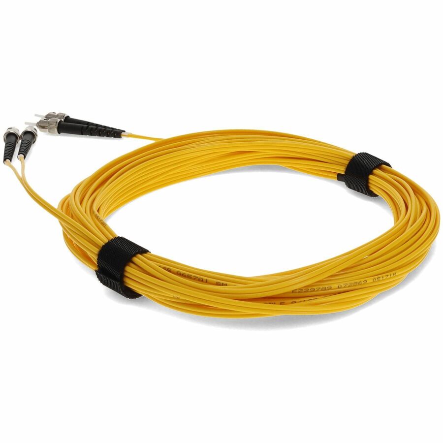 AddOn 5m Single-Mode fiber (SMF) Duplex ST/ST OS1 Yellow Patch Cable ADD-ST-ST-5M9SMF