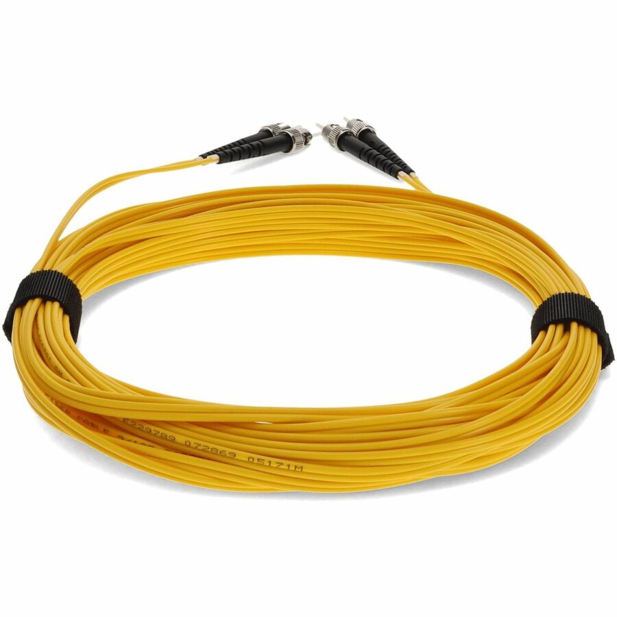 AddOn 5m Single-Mode fiber (SMF) Duplex ST/ST OS1 Yellow Patch Cable ADD-ST-ST-5M9SMF