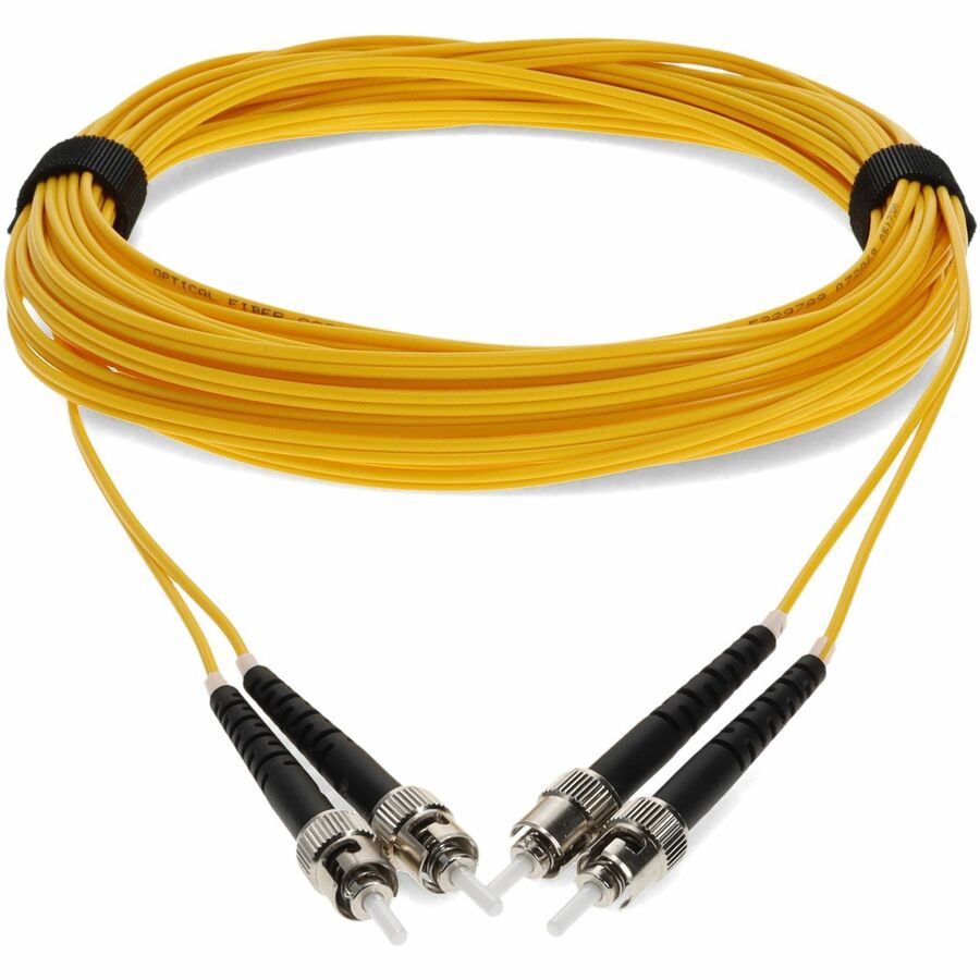 AddOn 5m Single-Mode fiber (SMF) Duplex ST/ST OS1 Yellow Patch Cable ADD-ST-ST-5M9SMF