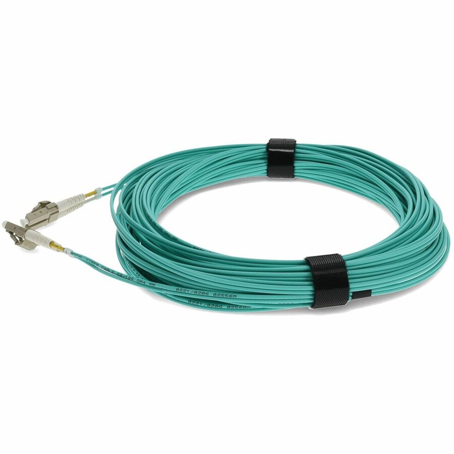 AddOn 35m LC (Male) to LC (Male) Aqua OM4 Duplex Riser Fiber Patch Cable ADD-LC-LC-35M5OM4