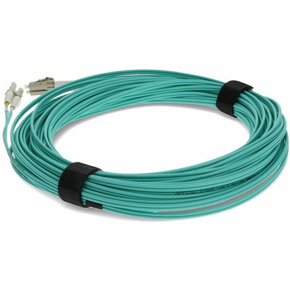 AddOn 35m LC (Male) to LC (Male) Aqua OM4 Duplex Riser Fiber Patch Cable ADD-LC-LC-35M5OM4