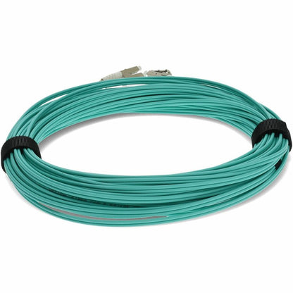 AddOn 35m LC (Male) to LC (Male) Aqua OM4 Duplex Riser Fiber Patch Cable ADD-LC-LC-35M5OM4