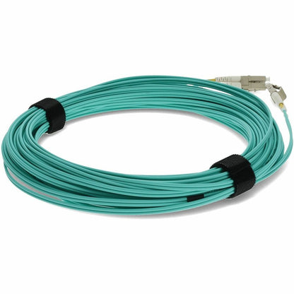 AddOn 35m LC (Male) to LC (Male) Aqua OM4 Duplex Riser Fiber Patch Cable ADD-LC-LC-35M5OM4