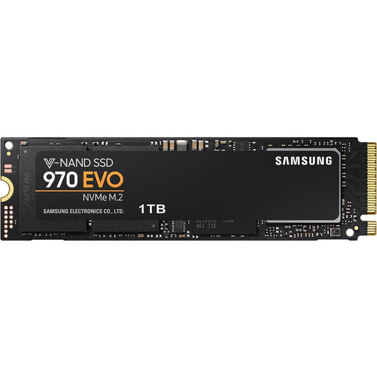 Samsung 970 EVO MZ-V7E1T0BW 1 TB Solid State Drive - M.2 2280 Internal - PCI Express (PCI Express 3.0 x4) MZ-V7E1T0BW