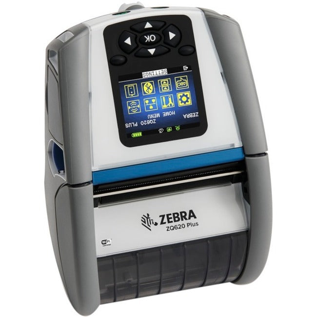 Zebra ZQ620 Plus-HC Desktop, Industrial, Mobile Direct Thermal Printer - Monochrome - Label/Receipt Print - Bluetooth - Near Field Communication (NFC) ZQ62-HUFA004-00