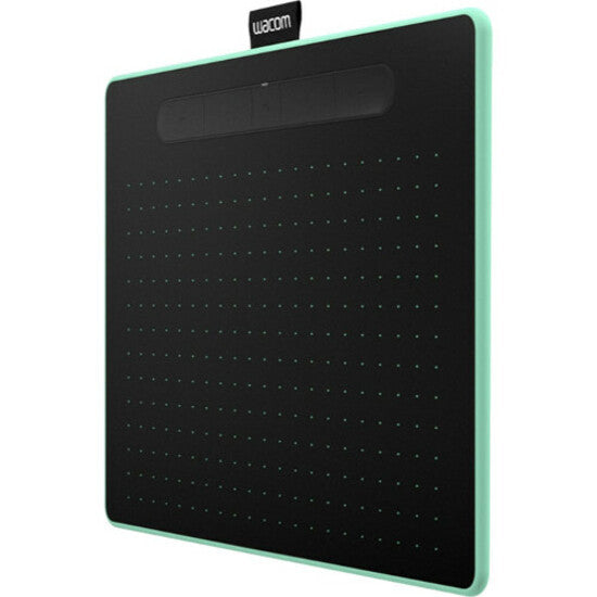 Wacom Intuos Wireless Graphics Drawing Tablet for Mac, PC, Chromebook & Android (medium) with Software Included - Black with Pistachio accent (CTL6100WLE0) CTL6100WLE0