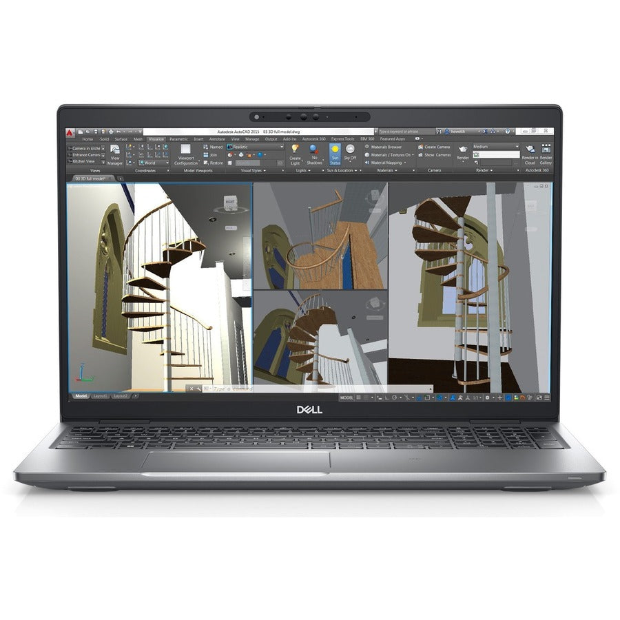 Dell Precision 3000 3570 15.6" Mobile Workstation - Full HD - Intel Core i5 12th Gen i5-1235U - vPro Technology - 16 GB - 256 GB SSD - English (US) Keyboard - Titan Gray DRWX3