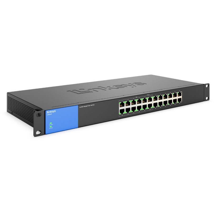 Linksys LGS124P 24-Port Business Gigabit POE+ Switch LGS124P