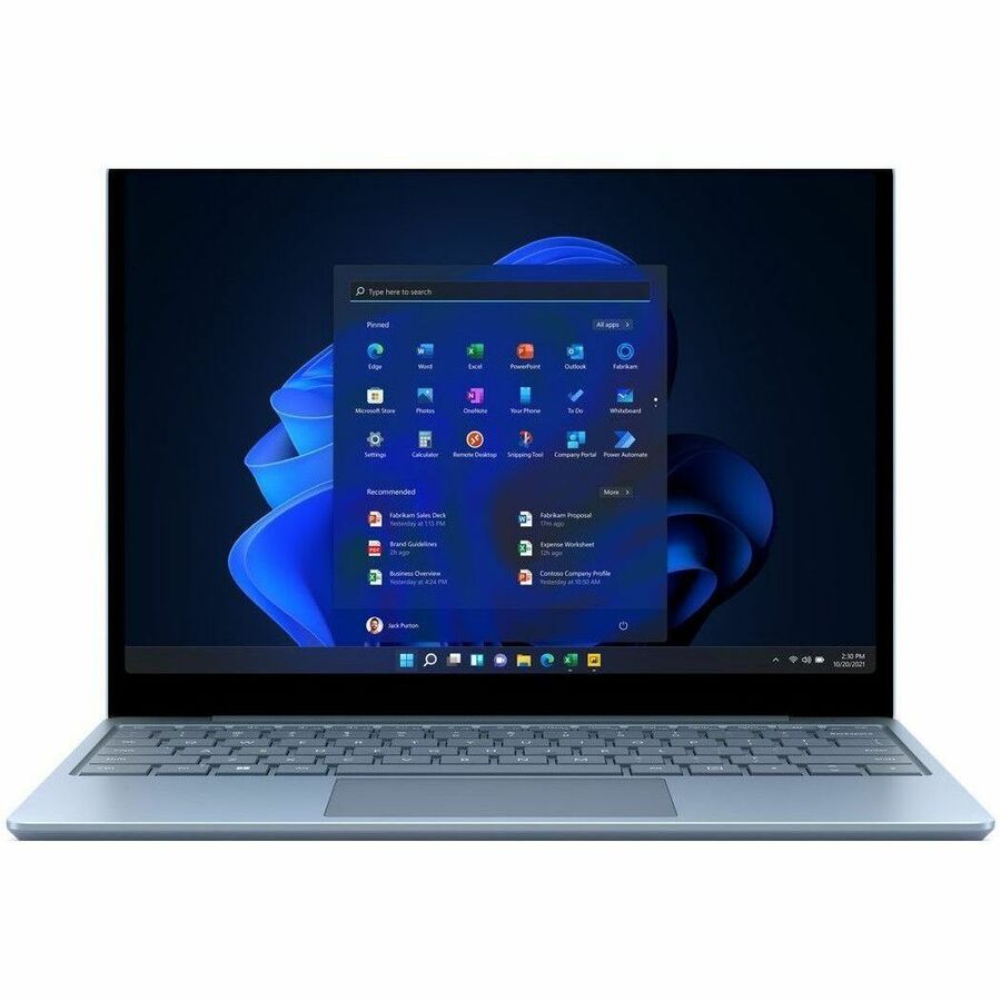 Microsoft Surface Laptop Go 2 12.4" Touchscreen Notebook - Intel Core i5 11th Gen i5-1135G7 - 8 GB - 128 GB SSD - Ice Blue 8QD-00013