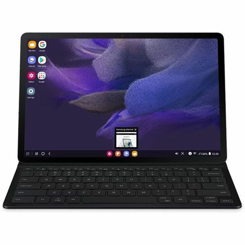 Samsung Galaxy Tab S7 FE SM-T733 Tablet - 12.4" WQXGA - Qualcomm SM7325 Snapdragon 778G 5 Octa-core - 6 GB - 128 GB Storage - Mystic Black SM-T733NZKEXAC