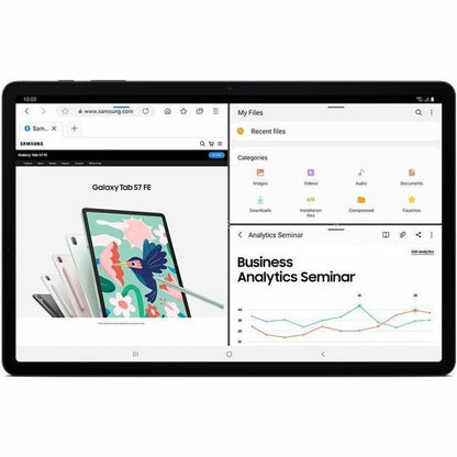 Samsung Galaxy Tab S7 FE SM-T733 Tablet - 12.4" WQXGA - Qualcomm SM7325 Snapdragon 778G 5 Octa-core - 6 GB - 128 GB Storage - Mystic Black SM-T733NZKEXAC