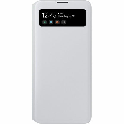 Samsung S View Carrying Case (Wallet) Samsung Galaxy A71 Smartphone, Card - White EF-EA715PWEGCA