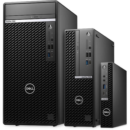 Dell OptiPlex 7000 7010 Plus Desktop Computer - Intel Core i5 13th Gen i5-13500 - vPro Technology - 8 GB - 256 GB SSD - Small Form Factor - Black YHY3F