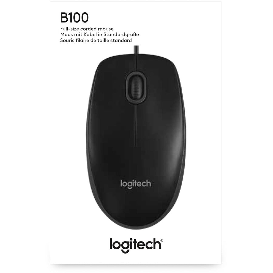 Logitech B100 Optical USB Mouse 910-001439