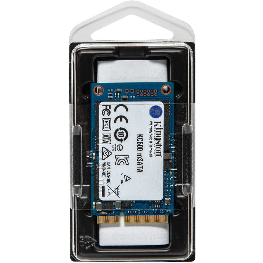 Kingston KC600 256 GB Solid State Drive - mSATA Internal - SATA (SATA/600) SKC600MS/256G