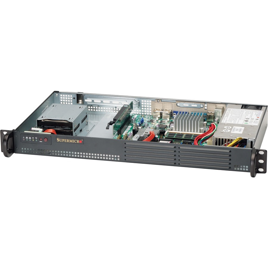 Supermicro SuperServer 5015A-EHF 1U Rack Server - 1 x Intel Atom D510 1.66 GHz - Serial ATA/300 Controller SYS-5015A-EHF