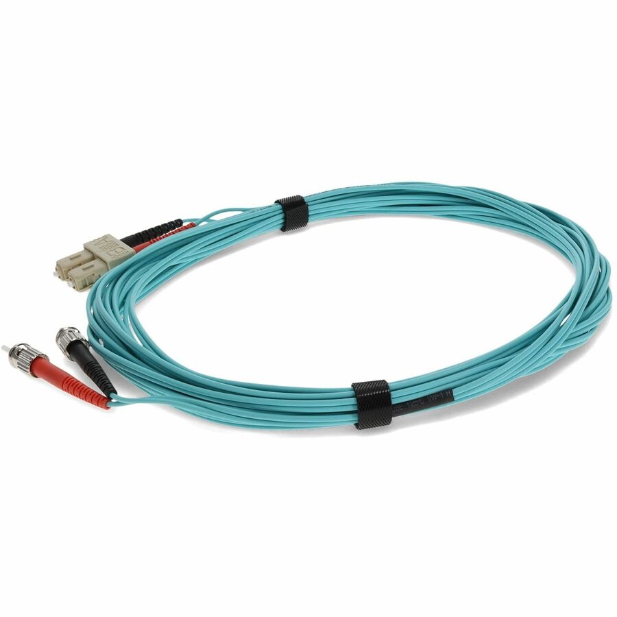 AddOn Fiber Optic Duplex Patch Network Cable ADD-ST-SC-10M5OM4