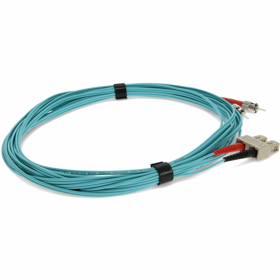 AddOn Fiber Optic Duplex Patch Network Cable ADD-ST-SC-10M5OM4