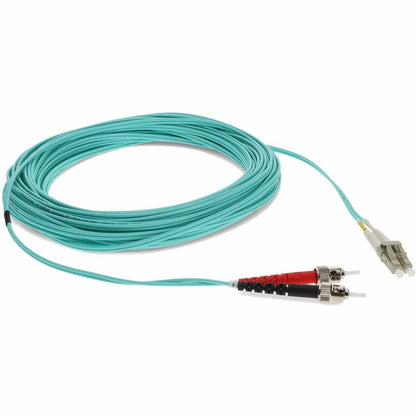 AddOn Fiber Optic Duplex Patch Network Cable ADD-ST-LC-15M5OM4