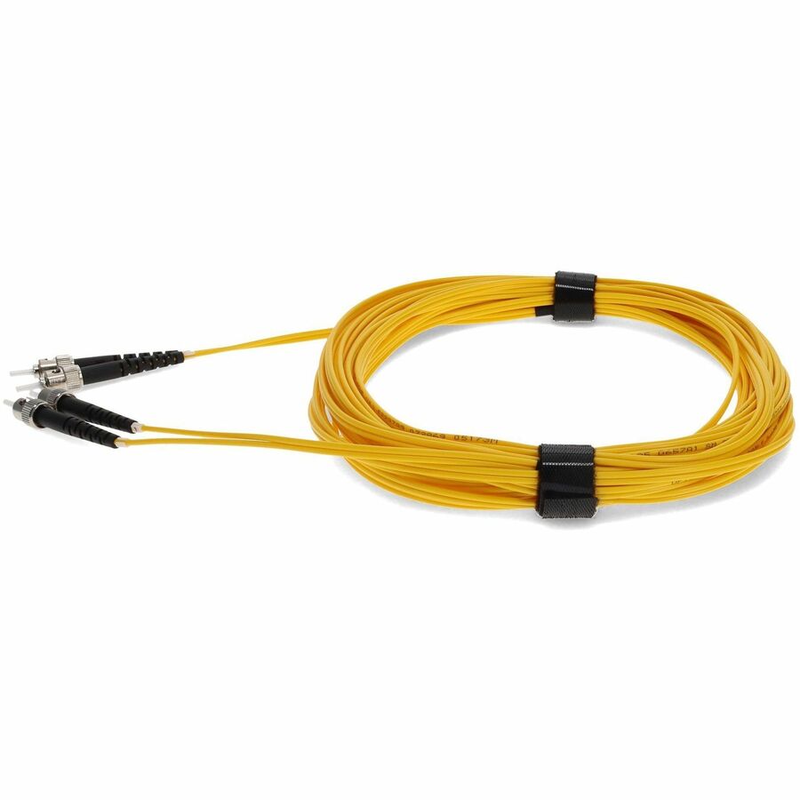 AddOn 7m Single-Mode Fiber (SMF) Duplex ST/ST OS1 Yellow Patch Cable ADD-ST-ST-7M9SMF