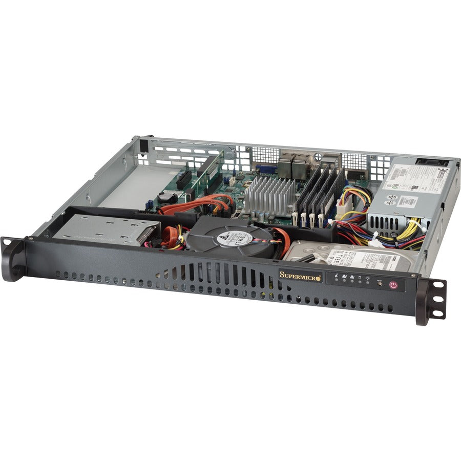 Supermicro SuperServer 5018A-MLTN4 1U Rack Server - 1 x Intel Atom C2550 2.40 GHz - Serial ATA/600 Controller SYS-5018A-MLTN4