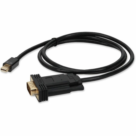 AddOn 3ft (1M) Mini-Displayport to VGA Black Adapter - M/M MDISPORT2VGAMM3B